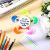 20 Pcs Inspirational Highlighters Brush Tip Affirmation Gifts for Students