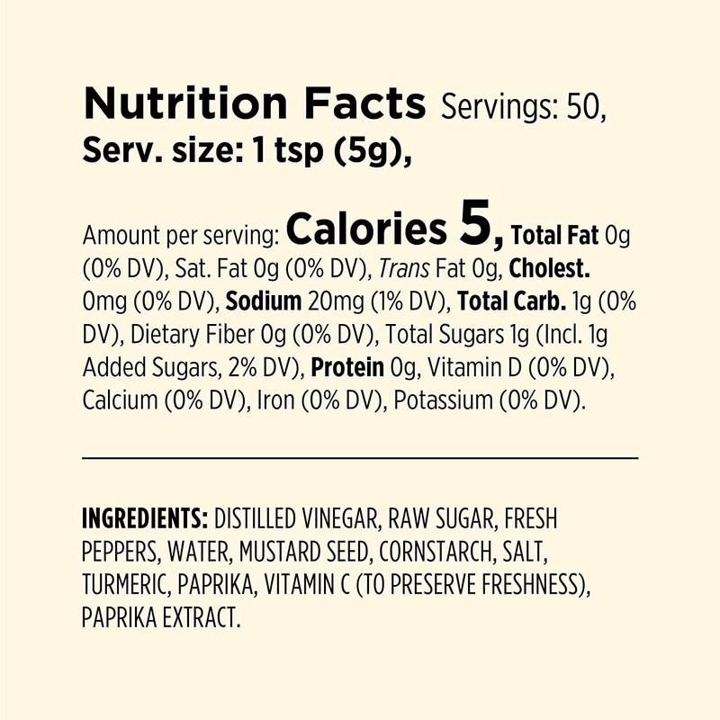 Miller's Banana Pepper Habanero Hot Sauce, Sweet Spicy Banana Pepper