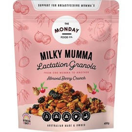 The Monday Food co. Lactation Granola Milky Mumma Almond Berry Crunch 400g