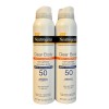 2- Neutrogena Clear Body Sunscreen Spray SPF 50 5 Oz