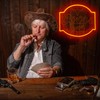 Pinlangdou Cors Neon Sign Dimmable Western Rodeo Light Signs for