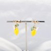 FUSTMW Lemon Earrings for Women Bow Lemon Earrings Lemon Gifts