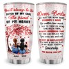 Dear Bestie No Matter How Many Friends Tumbler, Customized Name