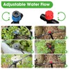 100FT Drip Irrigation System Kit, Quick Connector Garden Watering System