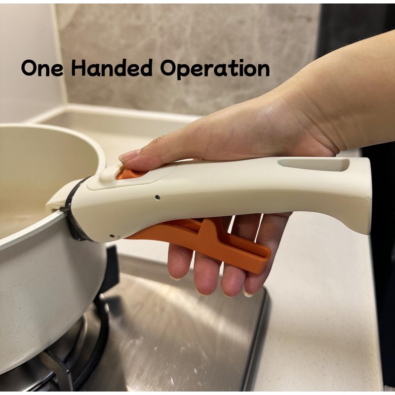 Vinseen Removable Handle, Handle for Detachable Removable Cookware,Universal Pot Handle,Suitable