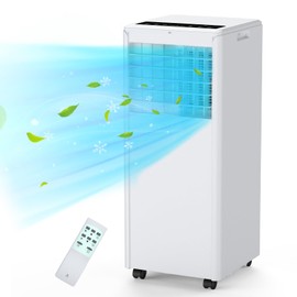 ACONEE 8000 BTU Portable AC Air Conditioner Unit, Air Conditioner with Remote Control, Cool, Fan and Dry Function, Sleep Mode/24Hrs Timer, Quiet Operation, Cools 350 Sq.ft, 110-115V