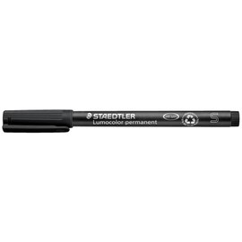 Staedtler - LumoColor 313-9 negro superfino, punta de fieltro permanente