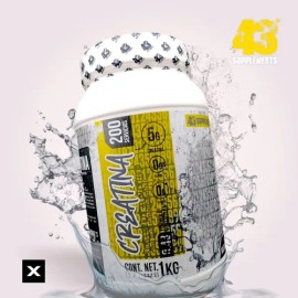 Creatina 2 Kg 43 Supplements 2 Botes Sin Sabor                                                                                                        