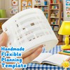 Handmade Flexible Record Template, Reusable Planner Stencils for Journaling, Calendar,