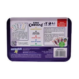 PlayMonster New - PlayMonster Five Crowns - The Five-Suited Rummy-Style Card Game - Ages 8+