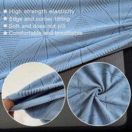 Yisiziyo - Funda antideslizante para silla de oficina de alta elasticidad, diseño dividido para una fácil instalación, funda universal para silla de computadora, resistente al desgaste y a los