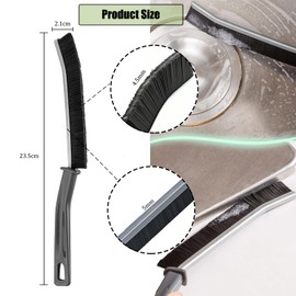 Ahigh Gap Cleaning Brush, Pack of 11 Hard Bristles Corner Cleaning Brush, Multifunctional Gap Cleaning Brush, Joint Brush Bathroom, Joint Cleaning Brush, Versatile Cleaning Brush for Tiles, Kitchen