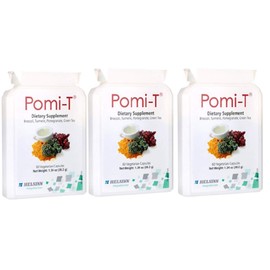 Pomi-T Polyphenol Food Supplement 60 Capsules (Pack of 3 - 180 Capsules) by POMI-T