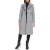 Kenneth Cole Women's Wool Blend Overcoat, Military Grey, X-Small