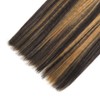 P1B27 Straight Bundles Highlight Human Hair Bundles Brazilian Two Tone
