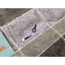 Bulova, Caravelle NOS Genuine Bulova 7AK BA 14 Watch Pair of Min/Hr Hands #63/64 Blue - Alpha