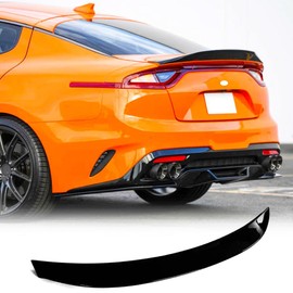 MCARCAR KIT Stinger Trunk Spoiler for Kia Stinger 2018-2023 Fiberglass Auto Car Rear Boot Lid Highkick Spoiler Wing Lip