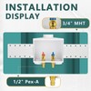 Washing Machine Outlet Box, Niikappu 1/2 Inch Pex Crimp Inlet
