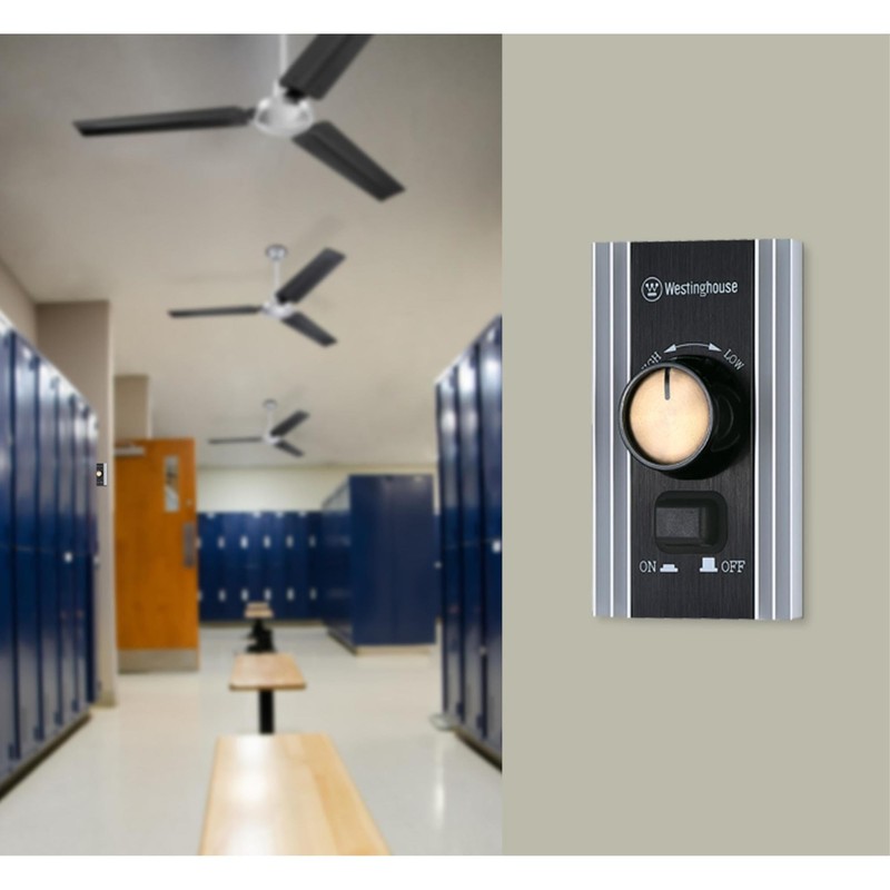 Westinghouse 7788600 Variable Speed Rotary Wall Control, Compatible with Jax