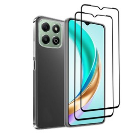 32nd Clear Gel Series - Ultra-Thin Transparent TPU Case Cover With 2 X Screen Protectors for Honor X6b - Clear