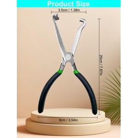 LIAOLI Electrical Disconnect Pliers 2pcs,Fuel Line Disconnect Tool Set,Car Electrical Connector Pliers Automotive Tools (Straight)