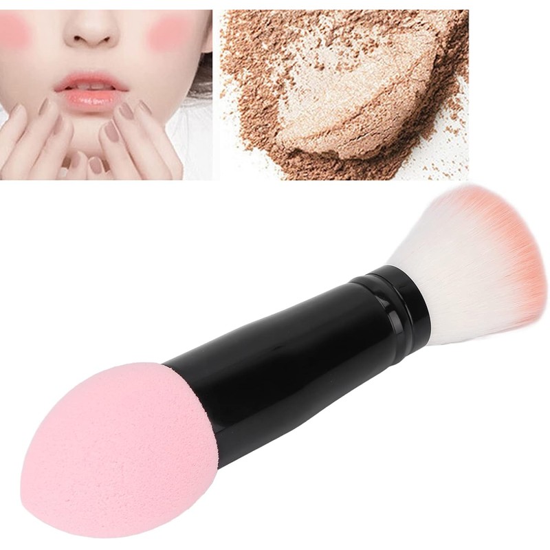 Brocha de Maquillaje, Brocha para Rubor Multifunción, Brocha de Fibra
