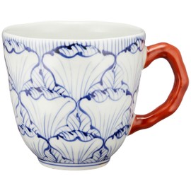 有田焼 マグカップ(赤) 花弁文