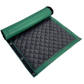 LTCANOPY Sound Barrier Temporary Construction Traffic Industrial Sports Pitches Outdoor Noise Control Sound Blocking Reducing Cancelling Soundproof Screen Blankets 39.3”x78.7-1 Pack-(Green)