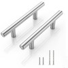 NISUOIEN 40 Pack Kitchen Cabinet Handles Drawer Pulls Brushed Nickel