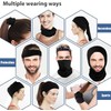 Sun Protection Face Mask Neck Gaiter - 9 Pack Breathable