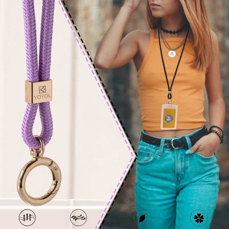 Lanyard,Quality Neck Lanyards for Keys,Strap for Key Chain, for Badges,Keys,Cell