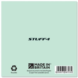 Stuff4 Fun 54th Birthday Cards for Men - Birthday Balloons - Happy Birthday Card for Dad Cousin Aunt Nanny Friend Grandpa Uncle Mom Grandma, 5.7 x 5.7 Inch Greeting Cards, 54th Birthday Card