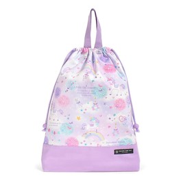 COLORFUL CANDY STYLE N3385200 Children’s Drawstring Bag, Large, Girls, Gym Clothes Bag, Unicorn Fantasy