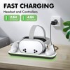 BSROBOTIC Charging Dock Compatible with Meta Quest 3/3S, Magnetic Charging