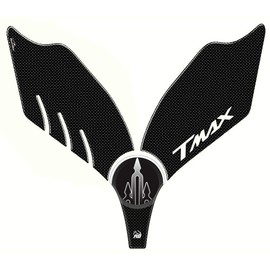 Resin Bike Sticker Scooter Compatible with YAMAHA Tmax 500 2001 2007. Protection Y Front of Case PU Graffi. Sticker 3D Resin Effect Carbon and White