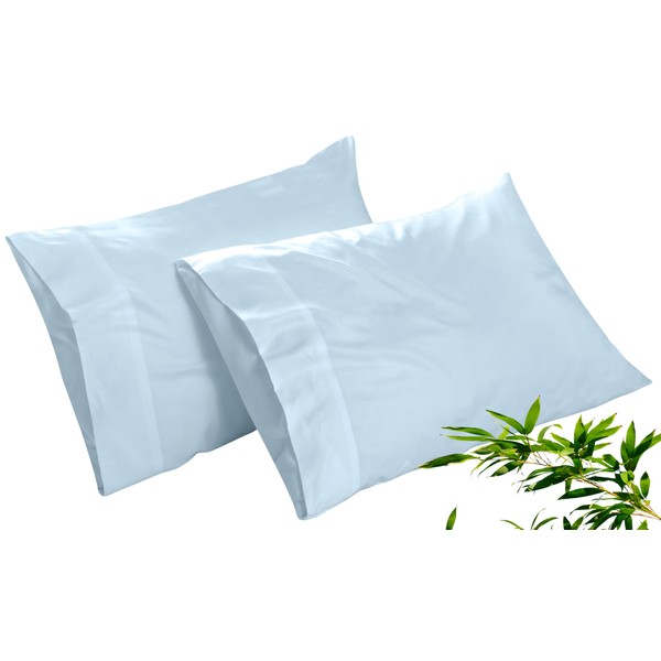 Royale Linens Cooling Pillow Cases King Size Set of 2-100%