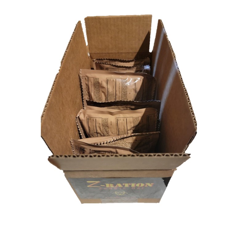 Z-Ration ALL MREs 12 pack MRE Fresh & Fast! (Filled
