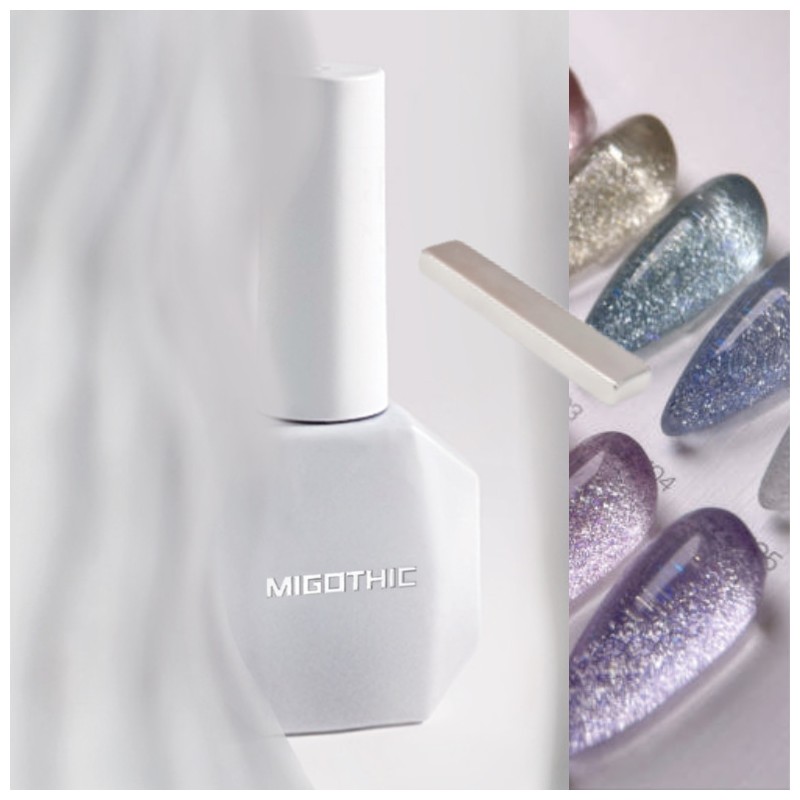 MIGOTHIC Sparkling Magnetic Gel 10ml, Color:MM‑06
