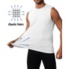 Ficerd 3 Pack Men's Sleeveless Tank Tops, Crewneck Casual Summer