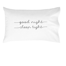 Oh, Susannah Good Night Sleep Tight Kids Pillowcase (2 Lines) - Fun Kids Quote Pillowcase - 1 20x30 Inch Pillowcase Fits Standard Size Pillow