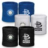 POWER BALANCE 1Pair Wristbands Wrist Sweatbands Absorbent and Breathable Thick