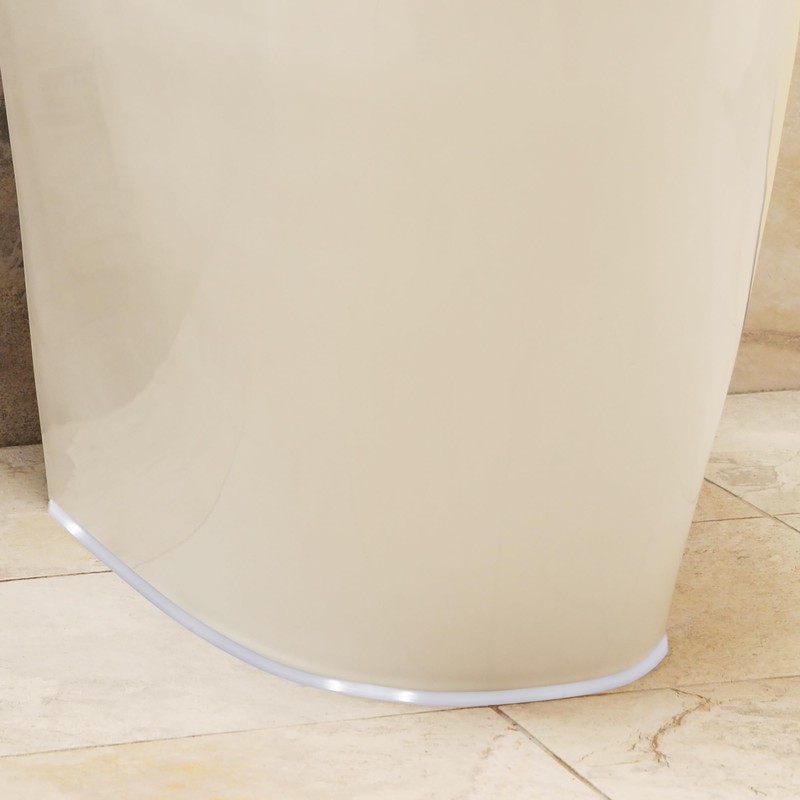 Caulk Tape 0.3" x 20' - Narrow Self-Adhesive White Caulk