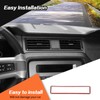 JeCar 3pcs for Mustang Carbon Fiber Interior Trim Kit for