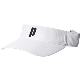 Prince PH519 Cool Sun Visor Tennis Wear, Unisex, white x black (202)