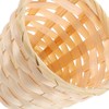NUOBESTY 36Pcs Mini Woven Basket, Small Wicker Baskets Miniature Rattan