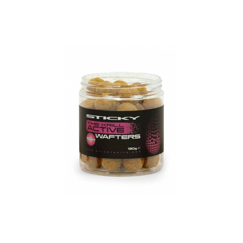 Sticky Baits The Krill Active Wafter Tub 130g Fishing (20mm)