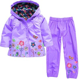 ikeem Incoat, Kids, Rainwear, Children, Infant, Top and Bottom Set, Unisex, Waterproof Jacket, Long Pants, Rain Suit, Excursions, Outings, Rainy Season, Commuting to School, Mountain Climbing, Heavy