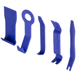 Jazooli 5 Piece Trim Remover Tool Car Van Motorhome Vehicle Dashboard Auto Pry Door Plastic Interior Panel Fastener Clip Dash Installation Removal Universal Kit Set