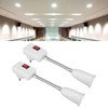 2PCS E27 E26 Hose Lamp Holder with Switch Universal 360