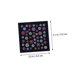 Healvian Calcomanías De Uñas Brillantes En La Oscuridad Set De 24 Pegatinas De Flores 3D Para Decoración De Uñas Larga Duración Ideal Para Niñas y Adolescentes